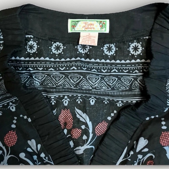 Flying Tomato Boho Embroidered Dress Size Small - Picture 2 of 6